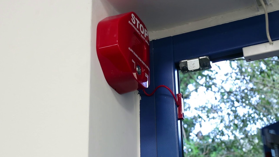 emergency exit door alarm