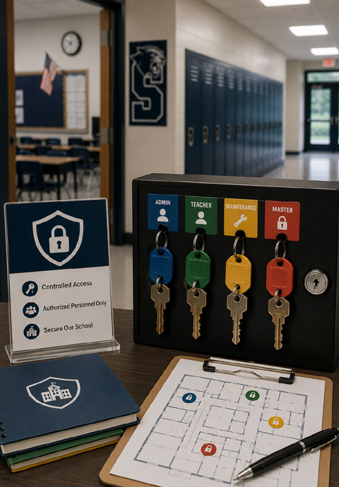 Restricted Key Systems for Schools