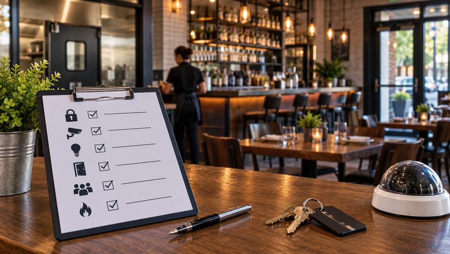 Security Checklist for Restaurants and Bars